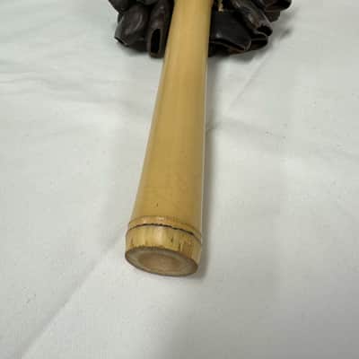 Seed Pod Nut Rattle Shaker, Sound Effect, 12" Bamboo Handle - EXCELLENT image 4