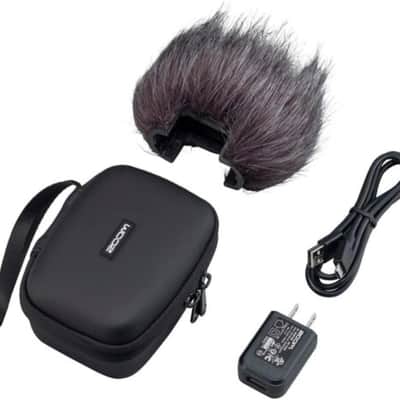 Zoom H2essential Multi-Mic 32-Bit Float Handy Recorder Bundle with APH-2e Accessory Pack with Hairy Windscreen, Padded Shell Case, AC Adapter, & USB C-Cable (H2e + APH-2e Accessory Pack) image 2