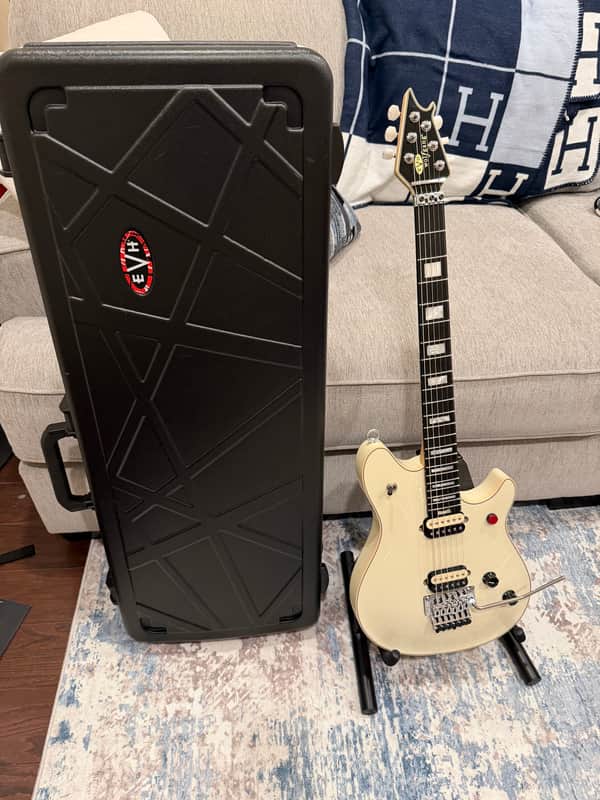 EVH Wolfgang USA Edward Van Halen Signature - Ivory, Ebony, Floyd Rose image 1