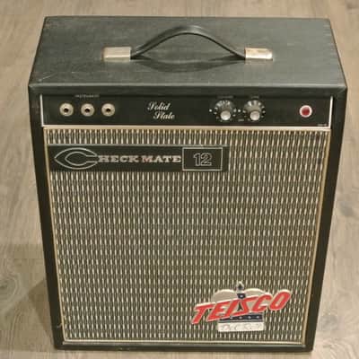 1960's Checkmate 12 Amplifier by Teisco Del Rey - Made in USA !- Needs Service but Works image 6