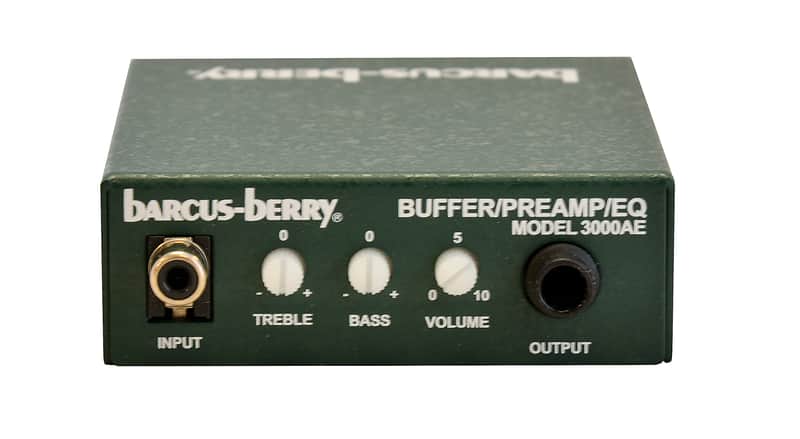 Barcus Berry 3000AE Piezo Buffer Preamp w/ EQ image 1