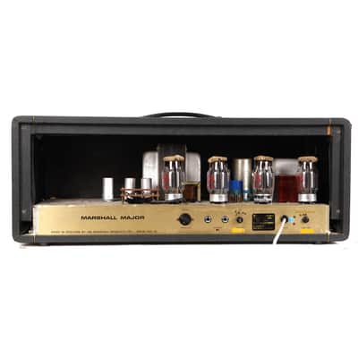 1969 Marshall Major 200W Head and 4x12 Full Stack image 7