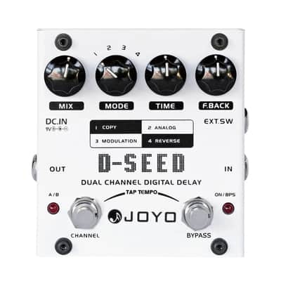 Joyo D-SEED Dual Channel Digital Delay 4-Mode Guitar Effect Pedal with Tap Tempo,price include the import duty for US buyer image 1