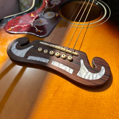 Epiphone J-200EC Studio Left-Handed 2020 - 2025 Vintage Sunburst Bild 8