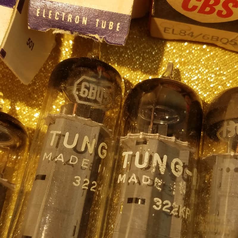 Tung-Sol etc. ONE (1) EL84 6BQ5 AT1000 TESTED Vacuum Tube USA-made beam power pentode 1960-1975 image 1