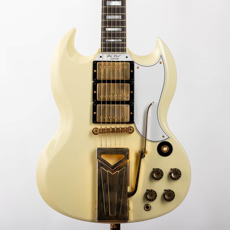 Gibson 60th Anniversary 1961 SG Custom VOS, Polaris White | Demo