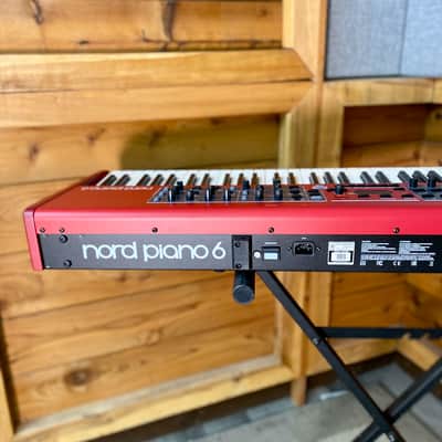 Nord Piano 6 73-Note Weighted Hammer Action Piano With Split / Layering & NP3 Pedal - Red image 6