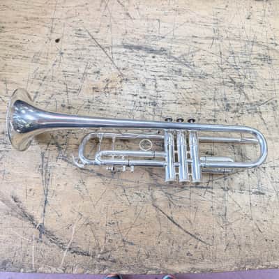 Vintage Bach Stradivarius Model 37 Silver Bb Trumpet with Original Case Just Serviced Late 1970's image 10