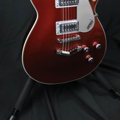 Gretsch G5220 Electromatic Jet BT with V-Stoptail 2020 - Present - Firestick Red (INCLUDES CASE AND FREE RETRO WALL CLOCK) image 3