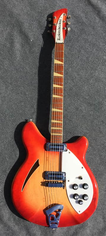 Rickenbacker 360 1967 - Fireglow Red Sunburst - Thinline Hollow Body image 1