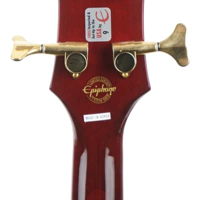 2006 Epiphone Allen Woody Rumblekat Bass Cherry image 4