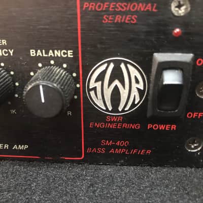 SWR SM 400 - Tube preamp - Solid State Power amp - Pro Series image 3