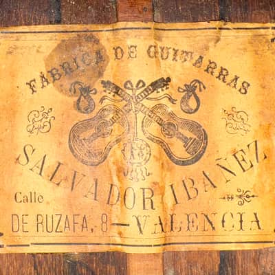 Salvador Ibanez Classical Guitar 1890’s / 1900’s image 20