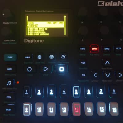 Elektron Digitone 8-Voice Digital Synthesizer 2017 - 2024 - Black image 4
