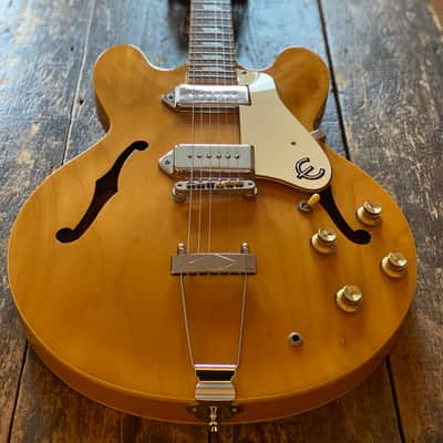 Epiphone 2004 Casino Electric Guitar Gloss Natural Finish Peerless Factory Korea w/ OHSC image 1