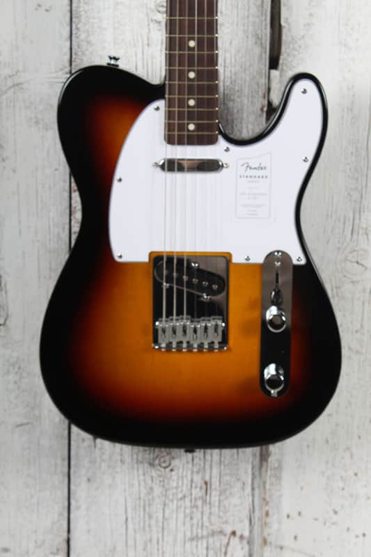 Fender Standard Telecaster Solid Body Electric Guitar 3-Color Sunburst Finish