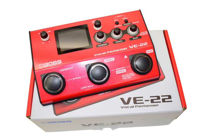 Boss VE-22 Vocal Effects and Looper Guitar Effects Pedal w/ Box