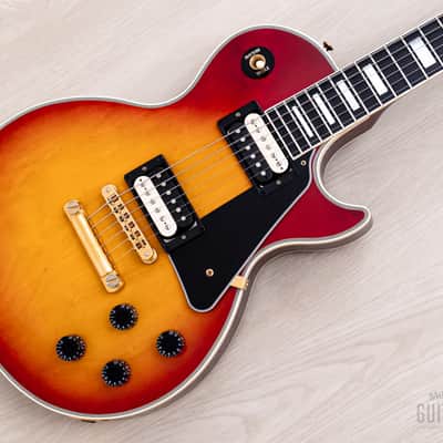 1990 Gibson Les Paul Custom Heritage Cherry Sunburst, Near-Mint w/ Zebra '57 Classic PAFs, Case image 1