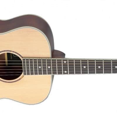 JN Guitars Asyla Series Mini Auditorium Travel Guitar w/ Solid Spruce Top image 4