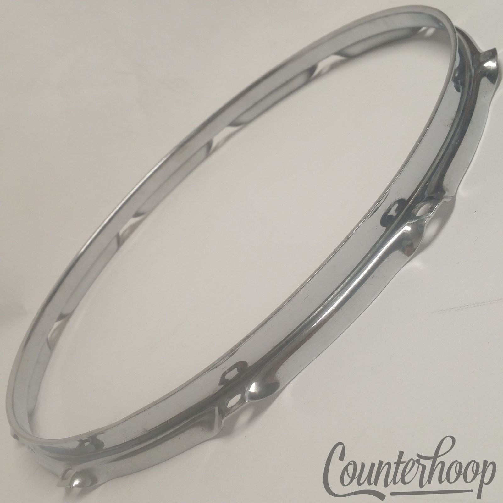 Ludwig 14" Brass Supraphonic Snare Drum Batter Rim/Hoop 10-Lug COB Vintage 60s* — main photograph