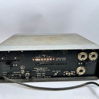 Vintage Bogen Presto M60 Tube Amplifier MIc Preamplifier Mixer image 2