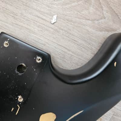 Reliced Sunburst Loaded Guitar Body w/ Noiseless 60's Pickup, Red Tortoise Pickguard image 13