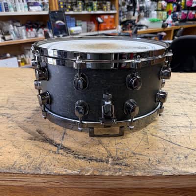 Used Mapex Black Panther Premium Series Birdseye Maple Matte Black 14"x 6.5" Wood Snare Drum Made in China image 2