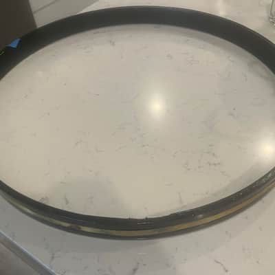 Slingerland 20” bass hoop 60s - Gold Satin Flame image 2