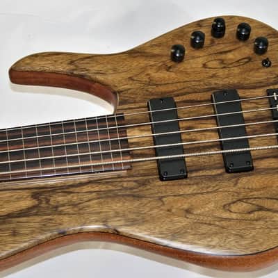 JCR SJ 5 Black Limba Fretless image 5