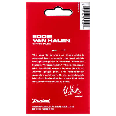 EVHP02 EVH Frankenstein 0,60 mm Sachet de 6 Dunlop image 2