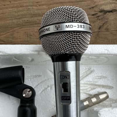 Vanco dynamic microphone MD-383 80’s - Silver image 6
