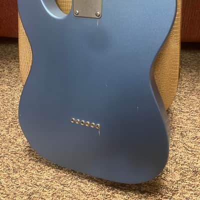 Nash T-69TL Thinline Tele Ice Blue Light Aging Lollar Pickups with Case image 7