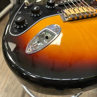 Fender Stratocaster Left-handed Reverse Headstock Partscaster - Sunburst image 15
