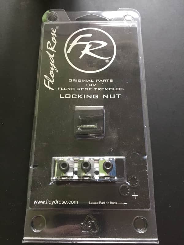 Floyd Rose Original R4 Locking String Nut FRNR4CP Chrome image 1