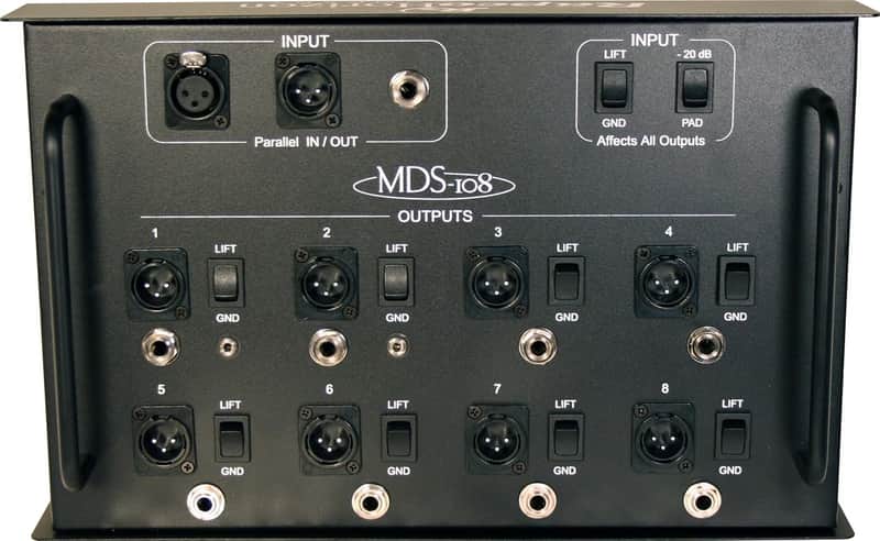 Rapco Horizon MDS-108 8 Channel Media Distribution Box Signal Processor image 1