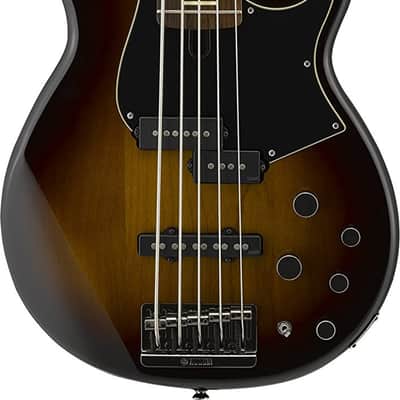 Yamaha BB735A 5-String Bass Guitar, Rosewood Fingerboard, Dark Coffee Sunburst image 1