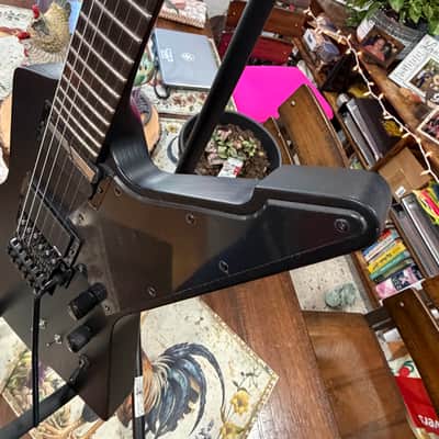 Schecter Jake Pitts Signature E-1 FR S Sustainiac - black finish over ash body, MINT image 6