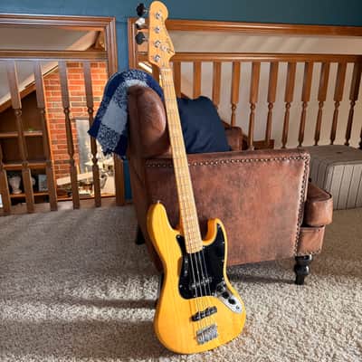 Fedner Made in Japan FSR Traditional 70s Jazz Bass - Vintage Natural - 2025 image 1