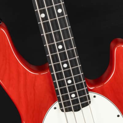 Music Man USA StingRay 4 Tim Commerford Artist Series - Caliper Red (active) image 10