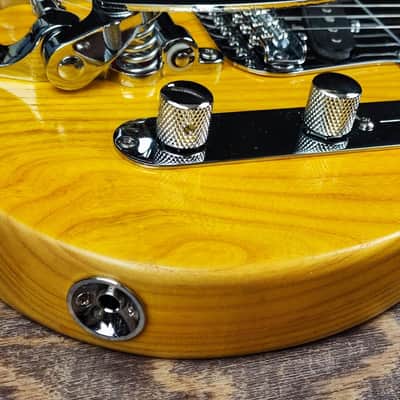 MyDream Partcaster Custom Built - Ash Butterscotch Bigsby Charlie Christian image 7