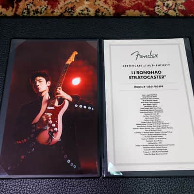 *NEW IN BOX* 2025 Fender Japan Artist Series, Li Ronghao Stratocaster Vintage Shell Pink, Tokyo Harajuku Flagship Store Exclusive Limited Edition 🔥 image 4
