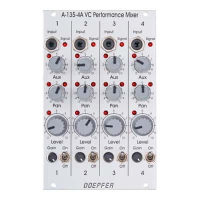 Doepfer A-135-4A/B Eurorack VC Performance Mixer Module imagen 2