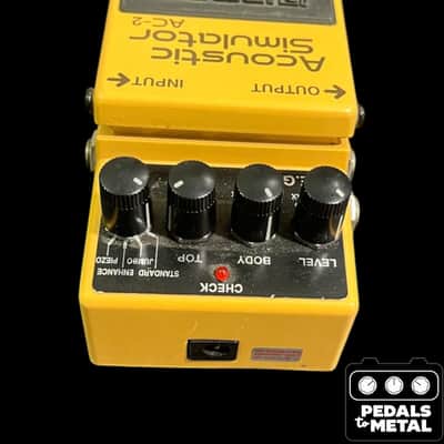 Boss AC-2 Acoustic Simulator (Silver Label) 1997 - 2006 - Yellow - X19947 image 3