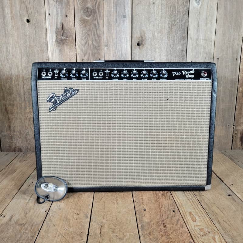 Fender Pro Reverb 1965 Pre CBS Fender Electric Instrument - Black image 1