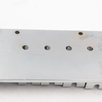 Mighty Mite 5-String High-Mass Bass Guitar Bridge - Chrome, Universal Professional Parts, NOS , no packaging image 3