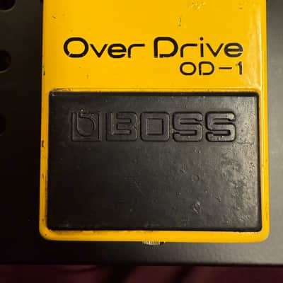Boss OD-1 Over Drive (Black Label) NEC Long Chip image 3