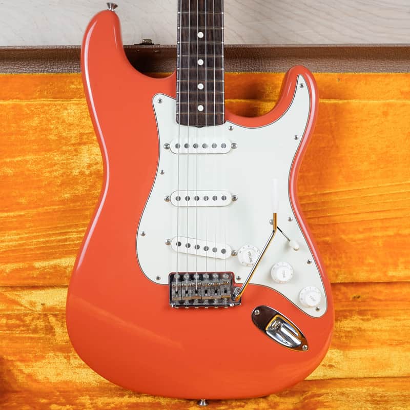 Fender Custom Shop 1960 Stratocaster 1997 John Page Fiesta Red w/ OHSC, COA, Case Candy image 1