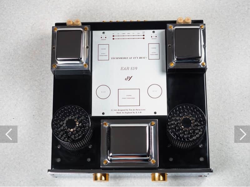 EAR 859 Integrated a valve amplifier Mid-90 - Chrome Silver | Reverb
