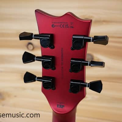 ESP LTD EC-256 - Candy Apple Red Satin image 13