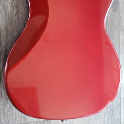 G&L Tribute Fallout Bass Short Scale Left Handed! Gig Bag Included 2021 Candy Apple Red image 4